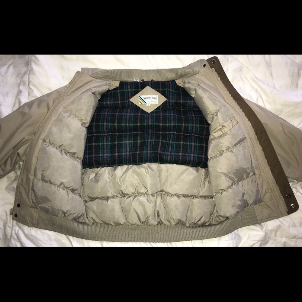 Men’s Vintage Down Bomber Jacket